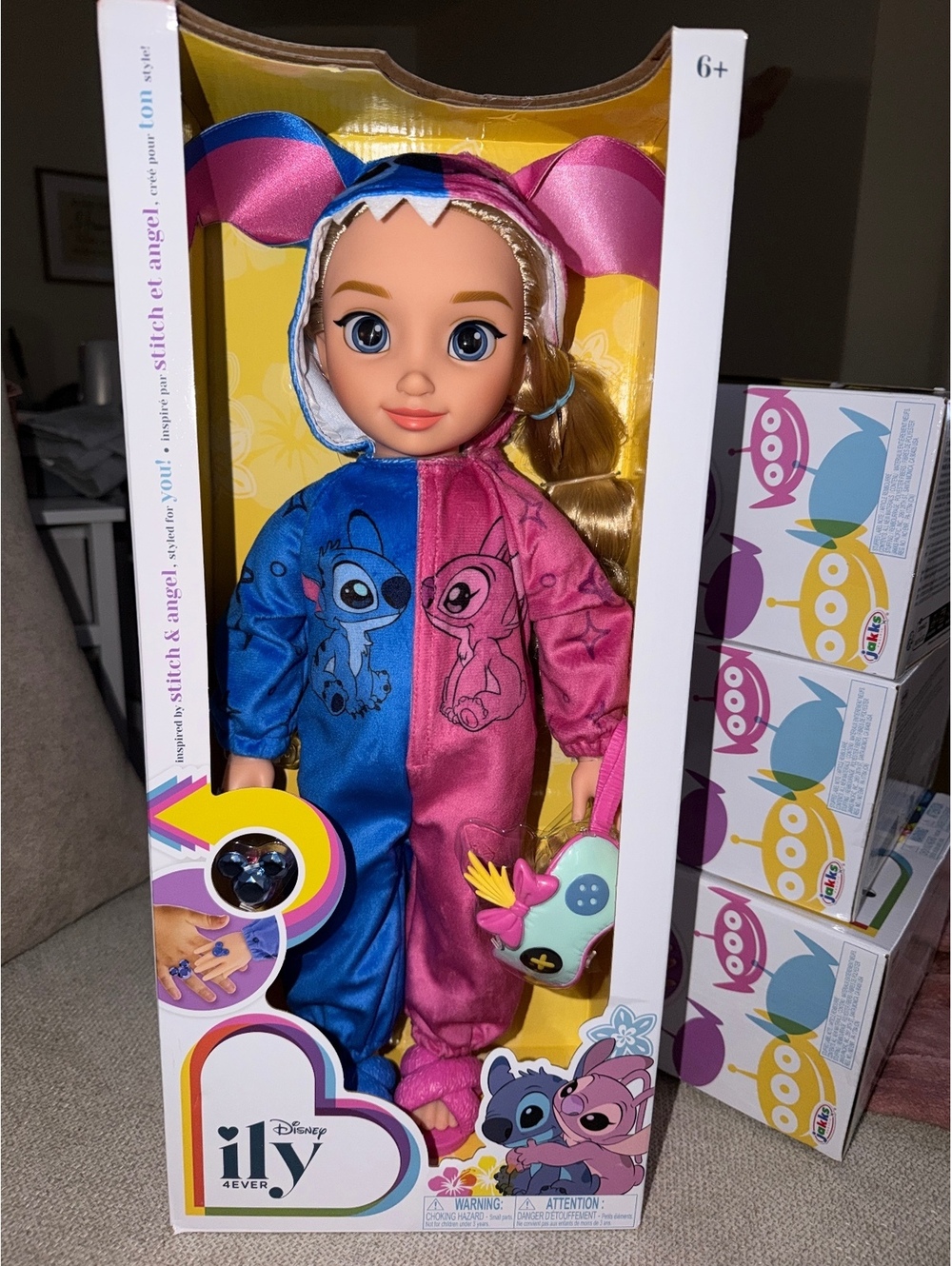 Ily 4Ever Stitch & Angel Doll with Blue and Pink Outfit